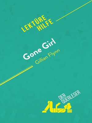 cover image of Gone Girl von Gillian Flynn (Lektürehilfe)